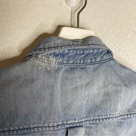 Azul by Moussy Chambray Snap Button Shirt Size Medium - Picture 5 of 10